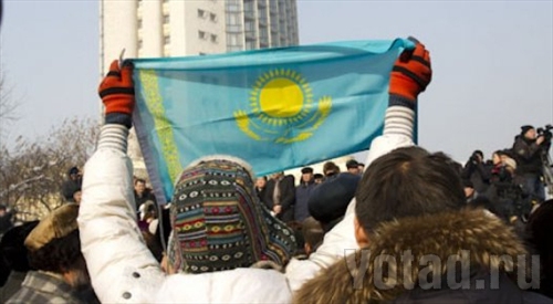 Митинги в Казахстане